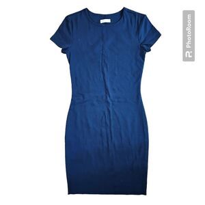 KOOKAI Ladies Blue Jersey Short Sleeve Bodycon Mini Dress Casual Size 2
